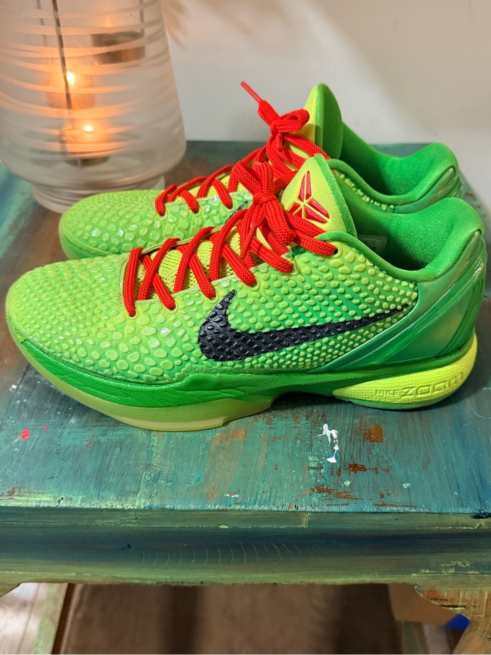Nike Zoom 2020 Kobe 6 Pronto Grinch Size 7.5 - Picture 6 of 10